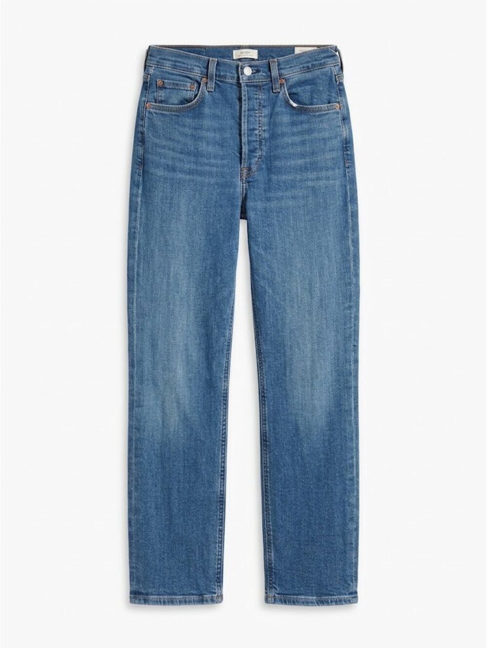 Citizens of Humanity Jolene Jeans 27 High Rise Slim Straight Button Fly Crop